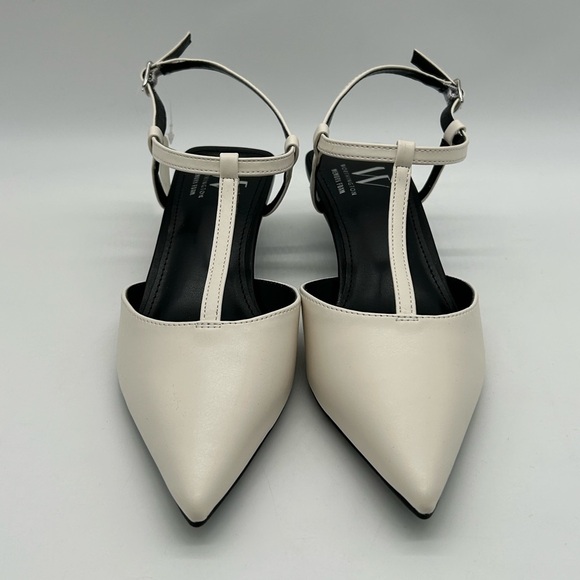Worthington Rocky Cream Slingback Kitten Heels Size 8.5 Medium NWT - Picture 6 of 9